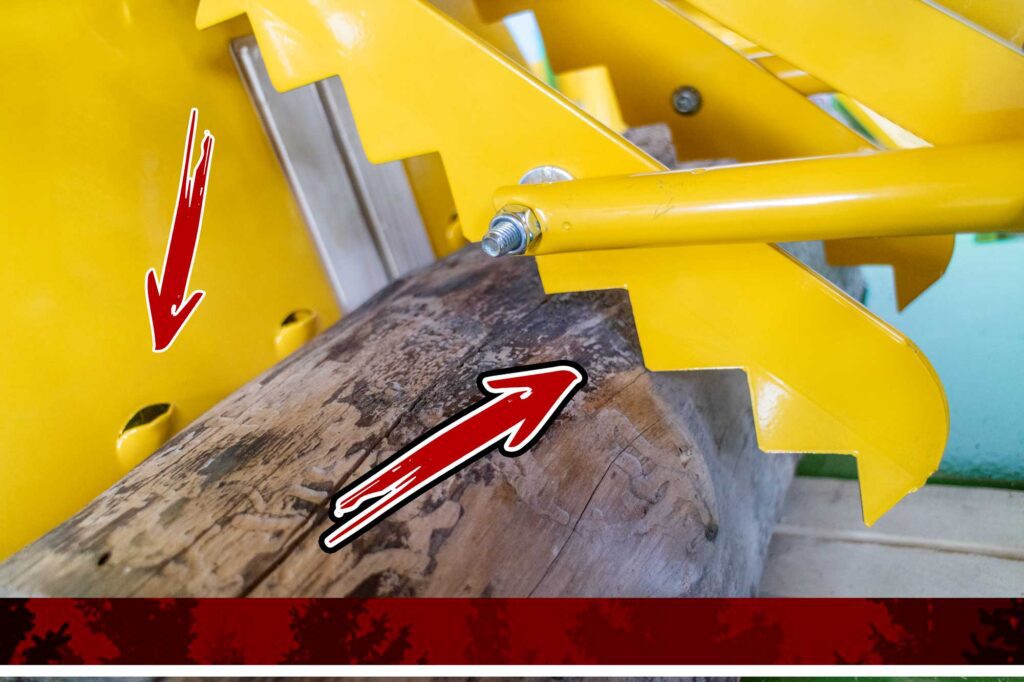 Wood block with clamp for safe sawing