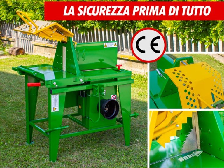 Sicurezza banchi sega a cardano S-R100