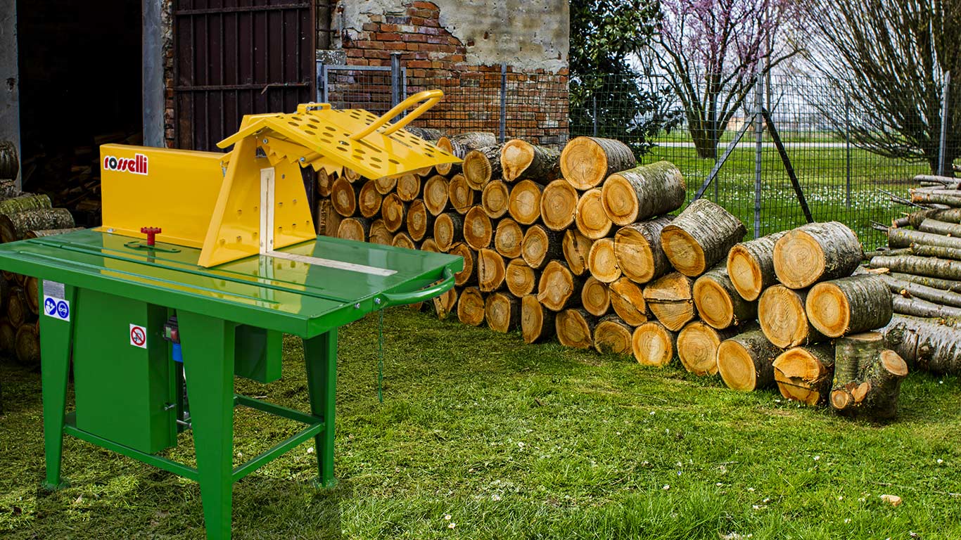 banchi sega per tagliare la legna con tavolo