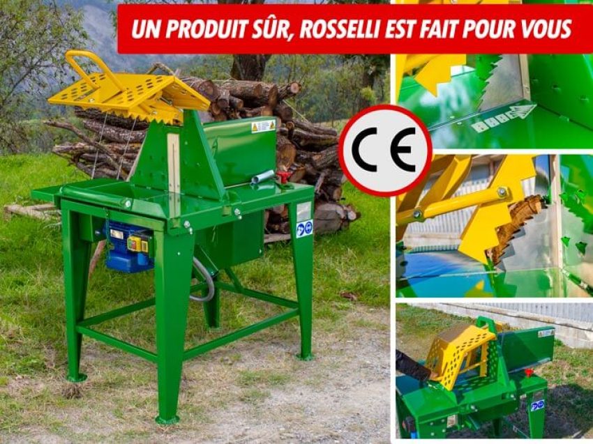 Banc de scie électrique sûr pour scier du bois et des branches