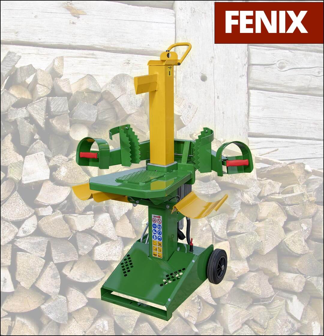 Rajadoras de leña multifunción 10 y 12 TON - FENIX