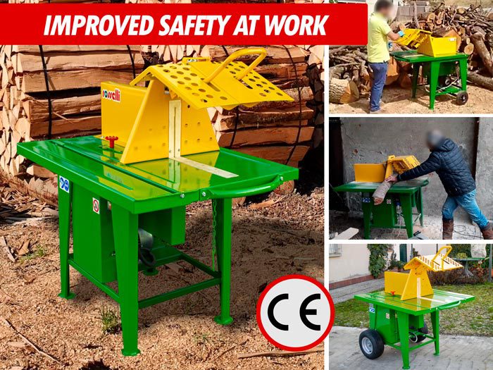 Bench saw for safe and professional work