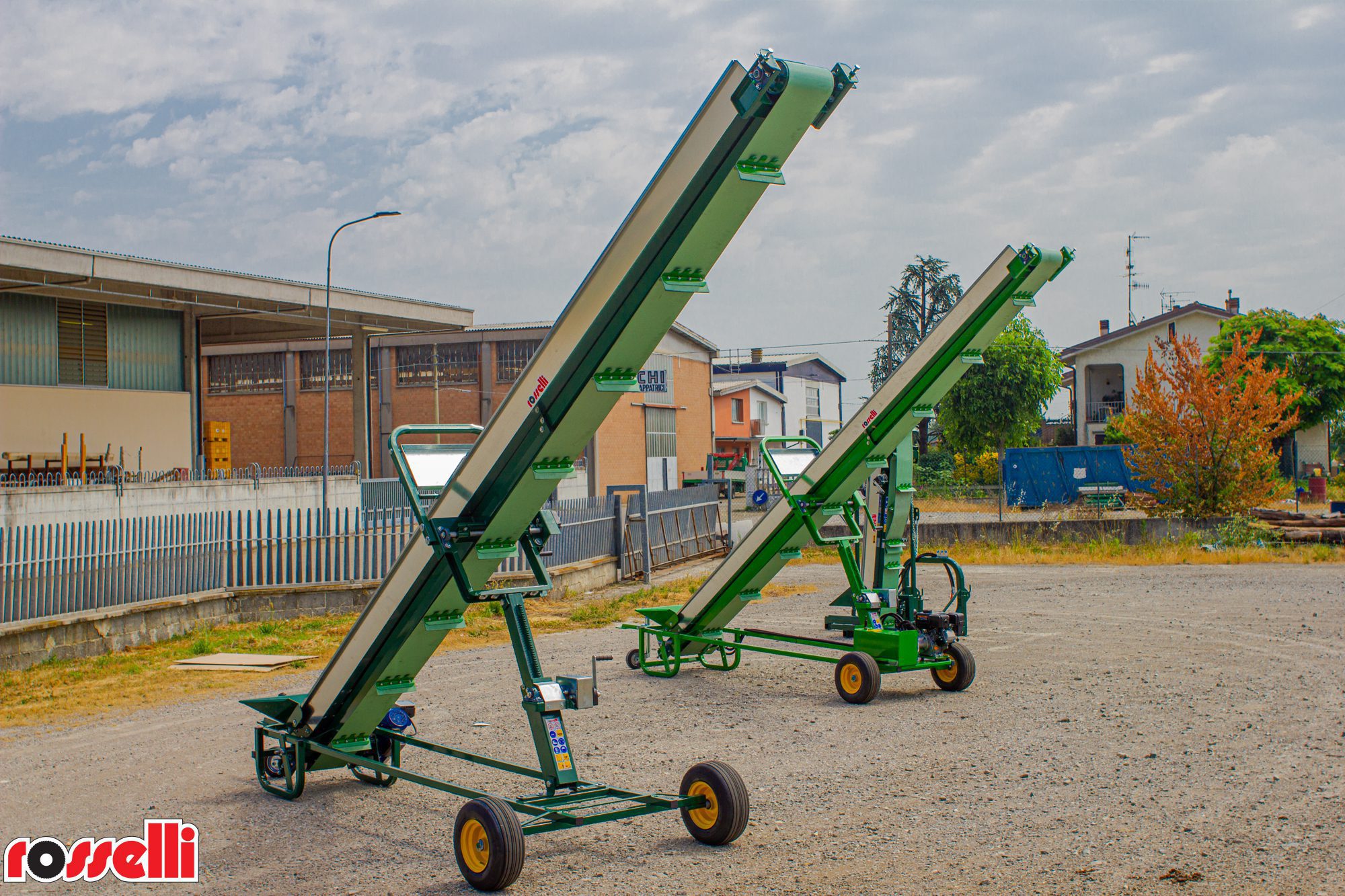 Förderbänder für Holz und landwirtschaftliche Produkte