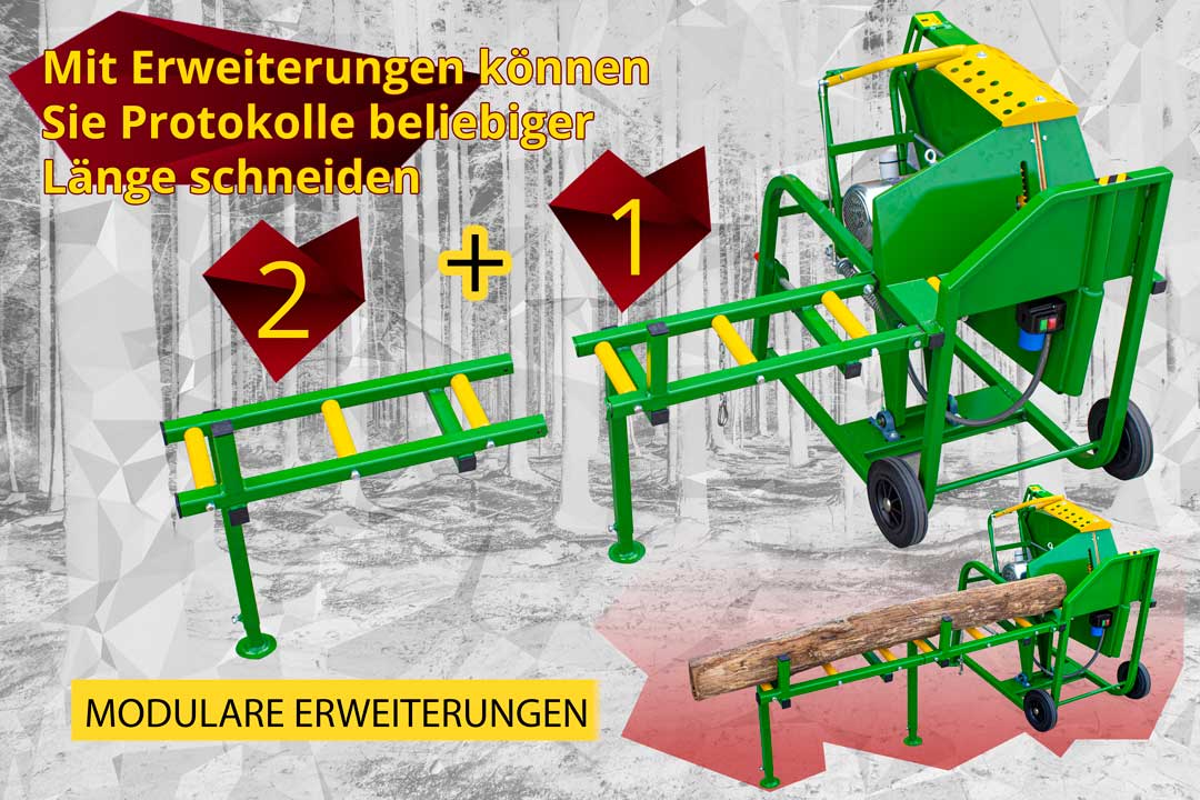 Gehrungssäge zum Schneiden von langem Holz