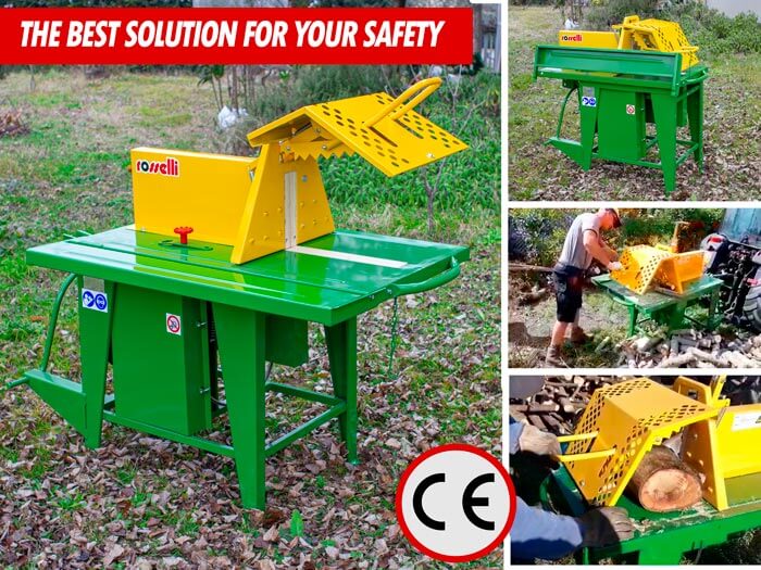 safety of the circular saw with protections at work