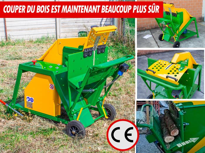 Scie circulaire électrique pour bois de chauffage - Grizzly 600 M et Grizzly 600 T