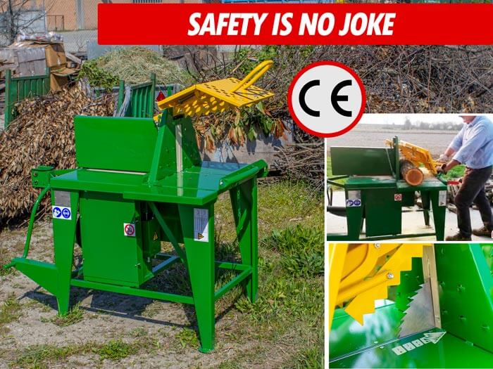 Fast and quick saw bench for tractor